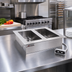 Thumbnail image #2 for Eagle Group Electric Drop-In Dry Hot Food Well Unit, 2 Full-Size 12