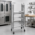 Thumbnail image #2 for Standard Series Aluminum Side-Load Bun Pan Rack with 5-Inch Swivel Casters, 36-Pan Capacity, 64-Inch High
