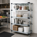 Thumbnail image #2 for Quantum 54 x 24 x 54-Inch Stationary Solid Shelving Starter Kit with 4 Shelves