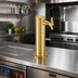 Thumbnail image #2 for Perlick 4010TF1 3-Inch Extra-Height Glycol-Cooled Countertop Draft Arm Tower, Tarnish-Free Brass, 1 Faucet