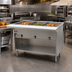 Thumbnail image #2 for Spec-Master 48-Inch Liquid Propane Floor Model Hot Food Table with 3 Dry Wells, Cutting Board, and Enclosed Base