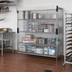 Thumbnail image #2 for Metro Super Erecta Chrome Stationary Sliding Door Security Cage, 62-1/2