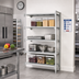 Thumbnail image #3 for Cambro Camshelving Premium 4-Shelf Solid Add-On Shelving Unit, 18