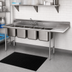Thumbnail image #2 for Eagle Group 414 Series Four-Compartment Stainless Steel Sink with Right-Hand Drainboard, 98-1/8 Inch Wide