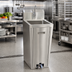 Thumbnail image #2 for Hand Wash Pedestal Sink with Faucet and Foot Valves, 304 Stainless Steel