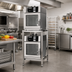 Thumbnail image #2 for Blodgett Combi BLCT-6-6E Double Stacked Electric Boilerless Mini Combi Oven Steamer, 10-Pan Capacity