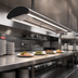 Thumbnail image #2 for Hatco Glo-Ray® Curved Lighted Infrared Strip Heater, 72 Inch, Dual LED Lights