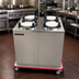 Thumbnail image #2 for Mobile Enclosed 4-Silo Unheated Plate Dispenser Cart for 12-Inch Round Plates