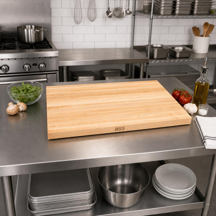 Product image #2 for John Boos Boos Block Northern Hard Rock Maple Kitchen Countertop, 36 x 30 x 1-1/2 Inch, Penetrating Oil Finish
