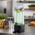 Thumbnail image #2 for Cal-Mil Mission 1.5 Gallon Square Glass Beverage Dispenser with Ice Chamber and Drip Tray