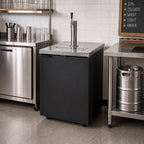 Thumbnail image #2 for Micro Matic USA Pro-Line MDD23-LP-E One-Keg Draft Beer Cooler, 25-Inch, 8.4 Cu. Ft., Rear-Mount Self-Contained, Black/Stainless