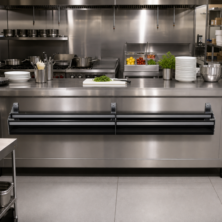Product image #2 for 82-Inch Double Stainless Steel Speed Rail with Open Step-and-Rail Design