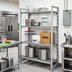 Thumbnail image #3 for Cambro Camshelving Premium 4-Shelf Vented and Solid Stationary Starter Unit, 18
