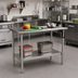Thumbnail image #2 for Eagle AdjusTable ADA/Ergonomic Height Adjustable Stainless Steel Work Table with Undershelf, 48 x 24 Inches