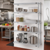 Thumbnail image #2 for EAGLEbrite 4-Tier Add-On Wire Shelving Unit, 36 x 18 x 63 Inches, Zinc Finish