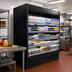 Thumbnail image #2 for Howard-McCray R-OD35E-5L-B-LED 63-Inch Black Dairy Open Merchandiser with 2 Rows of LED-Lit Shelves, Remote Refrigeration