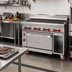 Thumbnail image #2 for American Range 24-Inch Commercial Gas Radiant Broiler Range with 20-Inch Space Saver Oven