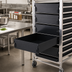 Thumbnail image #2 for Quantum TT-CT9 Closed-Front Removable Tray for Tray Truck System, 36 x 9 x 3 Inches, Black Steel