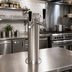 Thumbnail image #2 for Krowne Dual Faucet Glycol-Cooled Frankenstein Beer Tower, Brushed Stainless Steel, 17 Inch High