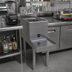 Thumbnail image #2 for Glastender BSB-12 Freestanding Stainless Steel Underbar Blender Station with Dump Sink