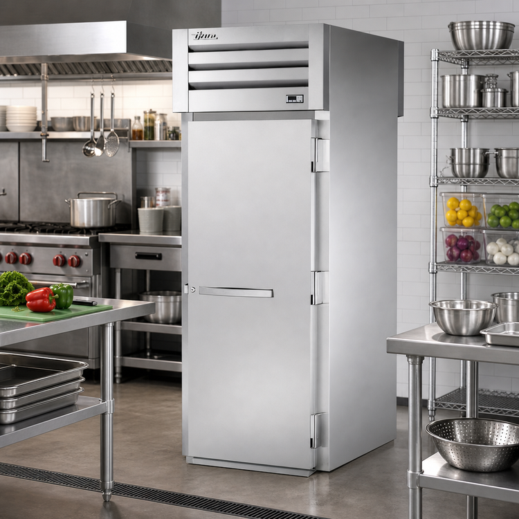 Product image #2 for True SPEC SERIES Roll-Thru One-Section Refrigerator with Stainless Steel Front and Rear Doors