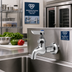 Thumbnail image #2 for T&S Brass B-0715 Heavy-Duty Single Sink Faucet with Lever Handle, 1/2