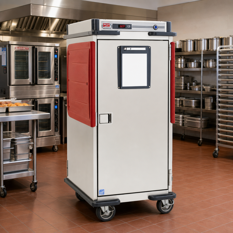 Product image #2 for Metro C5 Transport Armour C5T8-DSF Heavy-Duty Insulated Mobile Heated Holding Cabinet, 5/6 Height, 28 Pan Capacity
