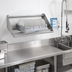Thumbnail image #2 for Advance Tabco Special Value Series Wall-Mounted Tubular Sorting Shelf for 1 Full-Size Dish Rack, 22-Inch Stainless Steel