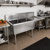 Thumbnail image #2 for John Boos B Series 2-Compartment Sink with Right Drainboard, 58-3/16