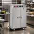 Thumbnail image #2 for E-Series Electric Banquet Cart Holding Cabinet with Double Doors, 96 Covered Plate Capacity