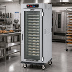 Thumbnail image #2 for Metro C5 C599L-SFC-LPFS Controlled Humidity Heated Holding and Proofing Cabinet, Full-Height Pass-Thru, 18-Pan, Glass & Solid Doors, Mobile