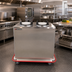 Thumbnail image #2 for Carter-Hoffmann Mobile Enclosed Unheated 3-Silo Plate Dispenser Cart for 12-Inch Round Plates