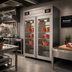 Thumbnail image #2 for Maturmeat® Free-Standing Meat Aging Cabinet, 58 Inch Wide, 220V, 100 + 100 kg Capacity