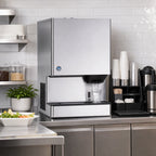Thumbnail image #2 for Hoshizaki Opti-Serve DCM-500BWH-OS Cubelet-Style Ice Maker/Water Dispenser, Water-Cooled Countertop, 40 lb Storage, 590 lb/24 hr