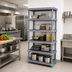 Thumbnail image #2 for Millenia 36-Inch Wide x 18-Inch Deep x 62-Inch High Polymer Stationary Starter Shelving Unit