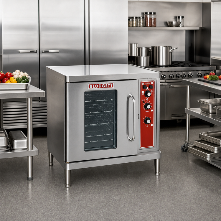 Product image #2 for Blodgett Premium Series CTB Half-Size Electric Convection Oven Base Section, Single Deck, 5-Pan Capacity
