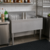 Thumbnail image #2 for Glastender DBA-42 Free-Standing Stainless Steel Underbar Drainboard, 42 x 19 Inches