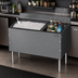 Thumbnail image #2 for CHOICE Extra Deep 48-Inch Underbar Combo Ice Bin/Cocktail Unit with Right Bottle Well and 10-Circuit Cold Plate