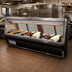 Thumbnail image #2 for Howard-McCray 40E Series 100.5 Inch Self-Contained Straight Glass Fish and Poultry Refrigerated Display Case, Stainless Steel