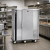 Thumbnail image #3 for FWE P-144-XL P-Series Mobile Heated Banquet Cart, 120-144 Covered Plates, Stainless Steel