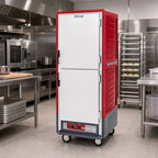 Thumbnail image #2 for Metro C5 Insulation Armour C539-MDS-4 Mobile Moisture Heated Holding & Proofing Cabinet, Full-Height, Dutch Doors, 18 Sheet Pan Capacity