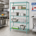 Thumbnail image #2 for EagleGard 4-Tier Stationary Starter Wire Shelving Unit, 36 x 24 x 74 Inches, Hybrid Epoxy Finish