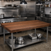 Thumbnail image #2 for John Boos Boos Block 72 x 32 Inch American Black Walnut Edge Grain Kitchen Countertop