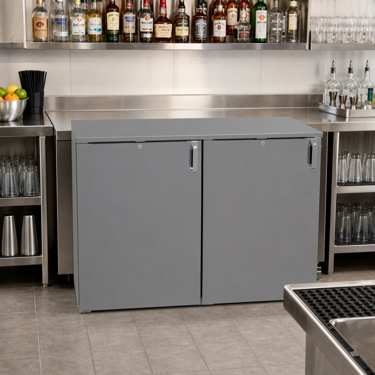 Product image #2 for Glastender DS48 Back Bar Dry Storage Cabinet, 48-Inch Wide, Two-Section, Non-Refrigerated
