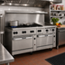 Thumbnail image #2 for Vulcan Endurance 72-Inch Gas Restaurant Range with 8 Open Burners, 24-Inch Griddle, Standard Oven and Convection Oven