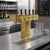 Thumbnail image #2 for Perlick 3780-5BTF 5-Faucet Air-Cooled Tee Beer Tower with Stainless Steel and Tarnish-Free Brass Finish