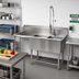 Thumbnail image #2 for John Boos Pro-Bowl 2-Compartment Stainless Steel Sink with 18-Inch Left Drainboard, 62-3/16 Inch Wide
