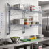 Thumbnail image #2 for Quantum Cantilever Double Shelf Wall-Mount Shelving Unit, 42