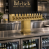 Thumbnail image #2 for Perlick 4006S12BTF4 Wide Base Extra High Countertop Glycol-Cooled Tee Draft Beer Tower, 12 Faucets, Tarnish-Free Brass Finish
