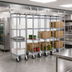 Thumbnail image #2 for Master Trak Overhead Track High-Density Storage Mobile Unit Kit for 24-Inch Deep Shelves, 86-Inch Posts, Zinc Finish